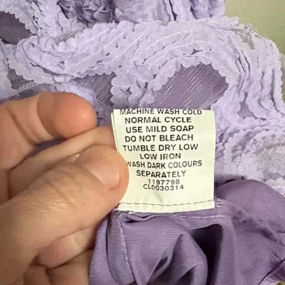 EShakti purple Circle Tulle Midi Fit Flare Dress NWOT Sz 8 custom - Picture 5 of 11